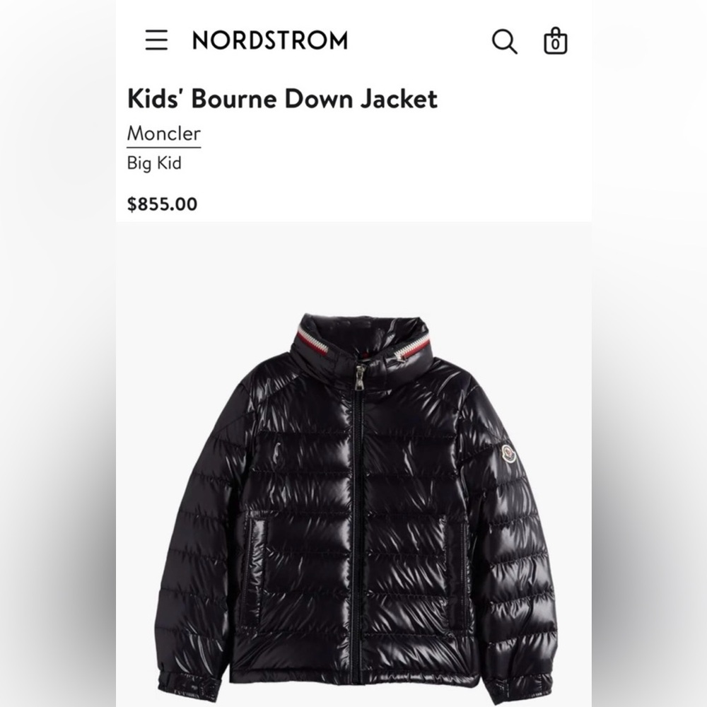 Moncler Kids' Bourne Down Jacket